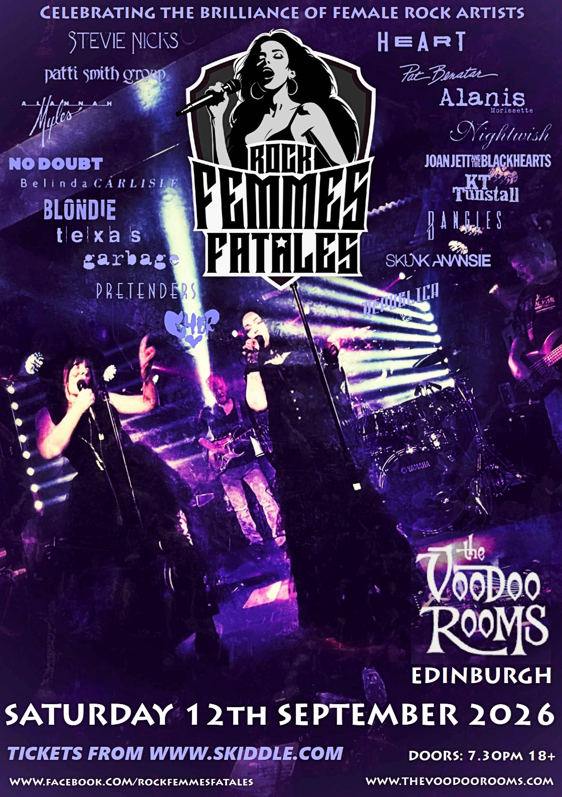 ROCK FEMMES FATALES - A Tribute to Female Rock Artists