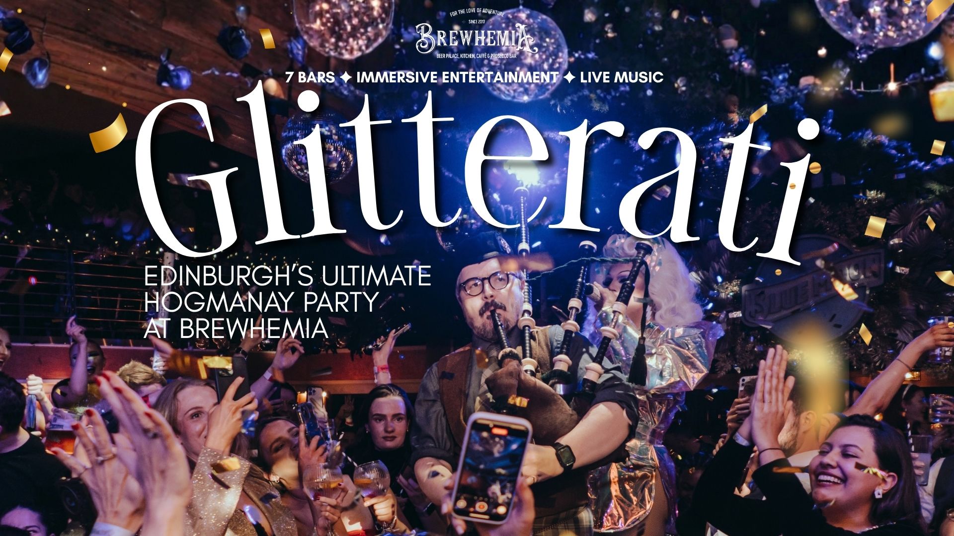 Glitterati: Edinburgh's Ultimate Hogmanay Party