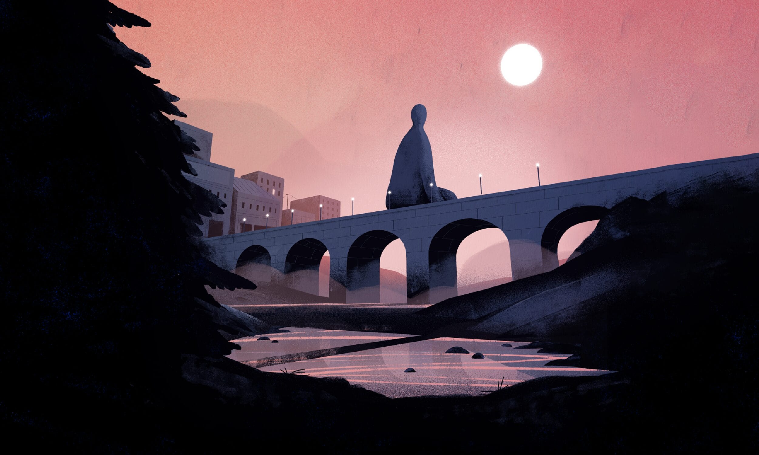 A Giant on the Bridge