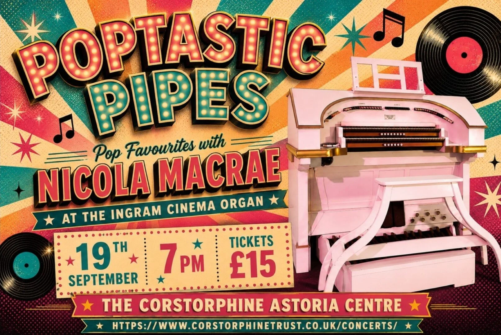 Poptastic Pipes (Times TBC)