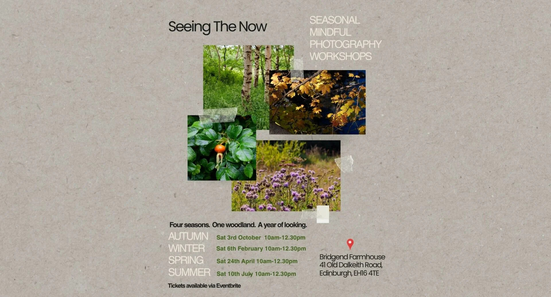 Seasonal Mindful Photography Workshops