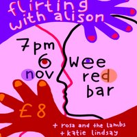 Flirting with Alison at the WEE RED BAR